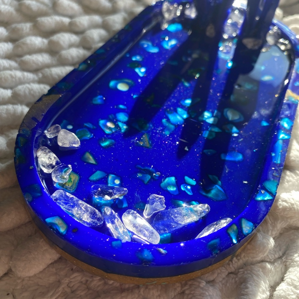 Quartz Resin Trinket/ Jewelry Dish